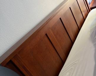 Solid wood king bedframe