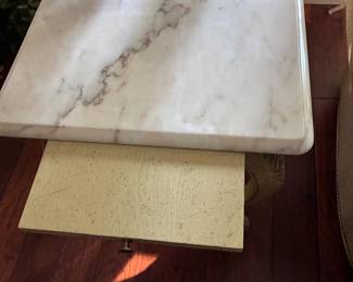 Marble Side Table - Extension Slider 