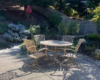 Patio table and chairs