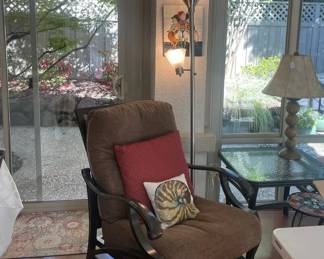 Furniture, accessories, rugs, lamps