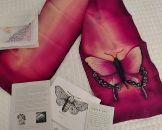 Siren Silk hand painted scarf.