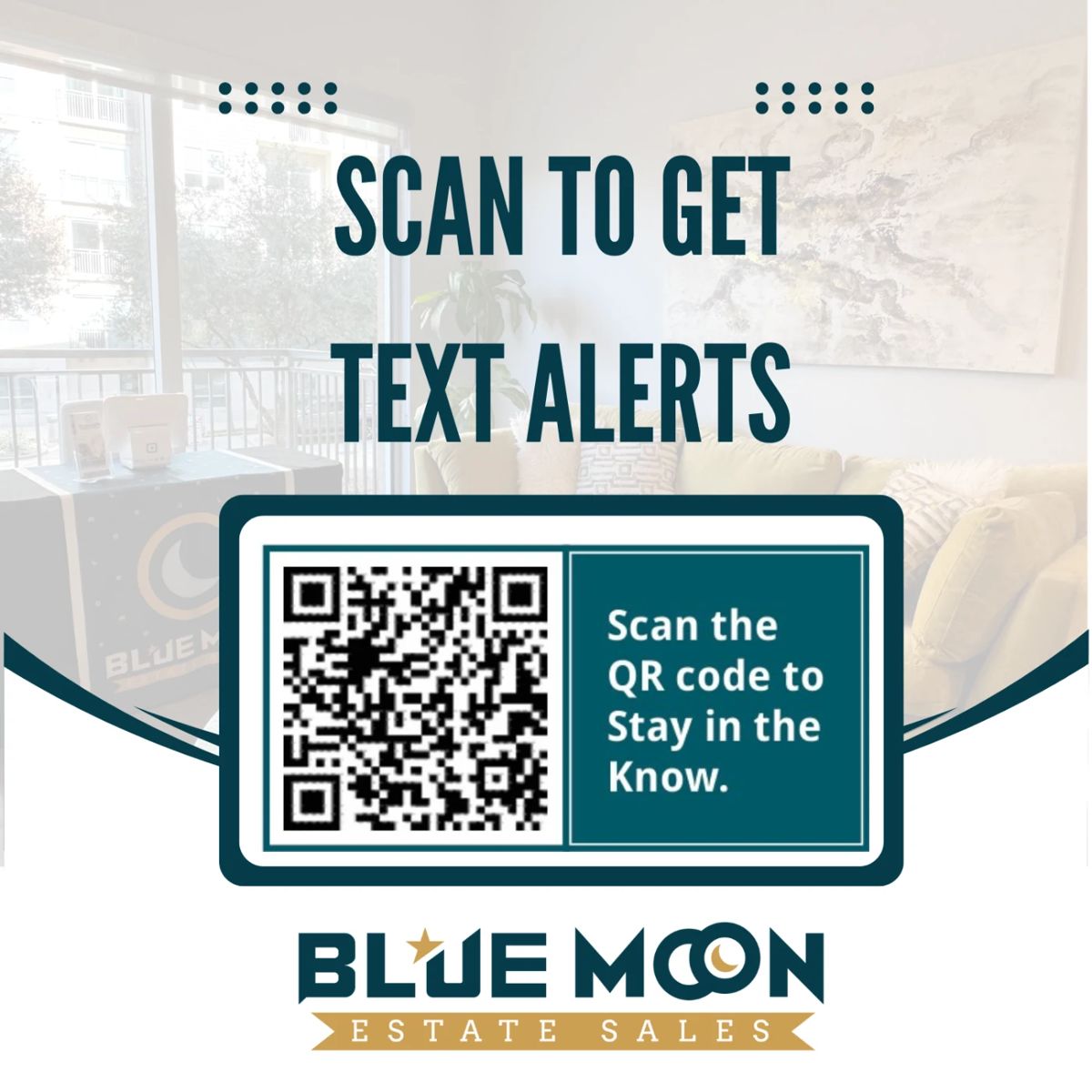 Scan QR For Text Alerts