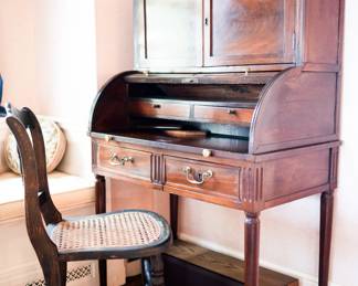 Antique C-Scroll Desk