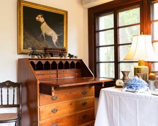 Antique Fall Front Desk