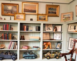 Paintings, books and toys!