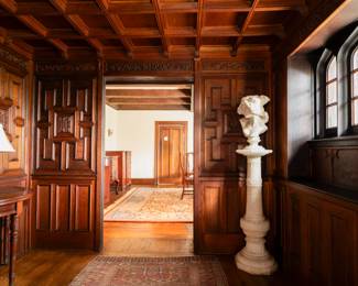 Carved Italian bust.