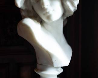 Carved Italian Marble Bust