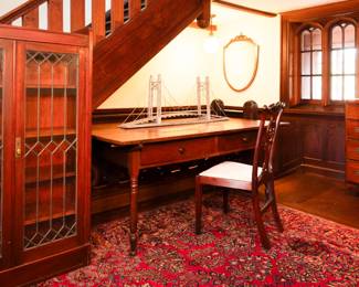 Leaded Glass Bookshelf