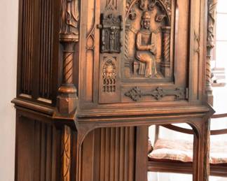 19th Century English Gothic Cupboard