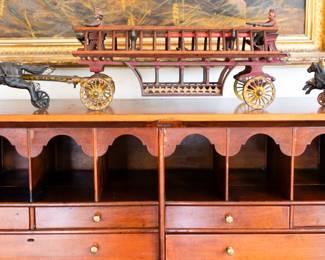 Antique Hubley Cast-Iron Toy Fire Engine