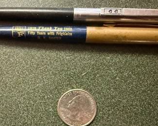 Advertising pencils. https://modestlambestatesales.hibid.com/