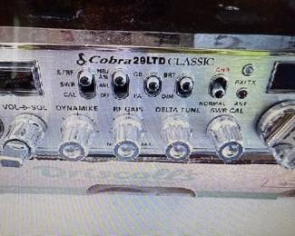 Cobra CB radio. https://modestlambestatesales.hibid.com/