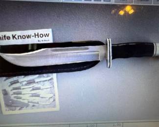 Buck Model 120 hunting knife. https://modestlambestatesales.hibid.com/