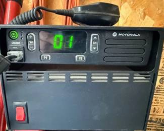 Motorola 2-way radio. https://modestlambestatesales.hibid.com/