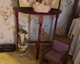 Pressed antique flowers