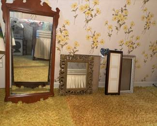 Antique mirrors and frames