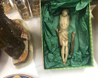 Hand carved crucifix purchased in India in the 60’s.