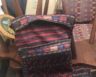 Oriental saddle bags.