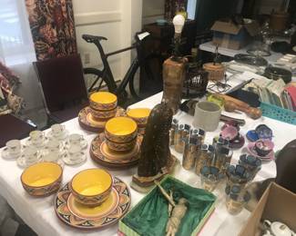 Pottery and china.