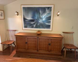 Beautiful solid wood credenza