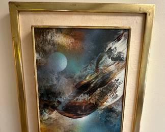 Leonardo Nierman acrylic "Cometa"