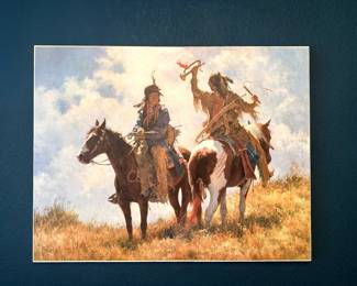 Howard Terpening, signed/numbered canvas print $400