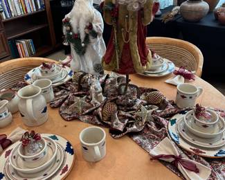 Hearthstone Pottery "Cheyenne" Aztec Style Dish Wear