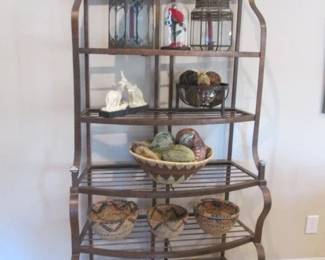  Curved-Front Bakers Rack, 38" X 17" X 82"