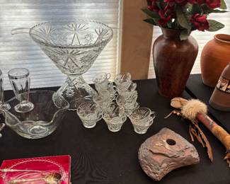 Vintage Punch Bowl Set