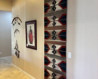 Woven Wall Hanging, 114" X 32"