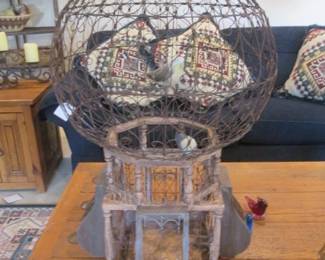 Unique "Taj Mahal" Birdcage, 40" High