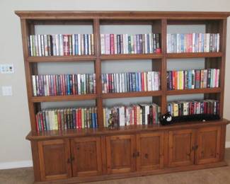 Browse Our Extensive Book Collection                                                 Bookcase, 102" X 21" X 81" High