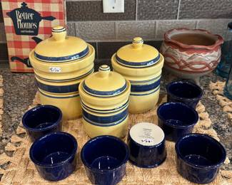 Vintage "Gibson Designs" Ceramic Canisters