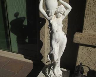 Lamp Statue, 61" High