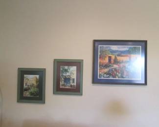 Santa Fe-Themed Framed Art ByThomas A. Stotts and     Sylvia Gormley