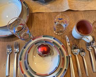 Noritake Stoneware "Warm Sands" #8472, 78 Pieces