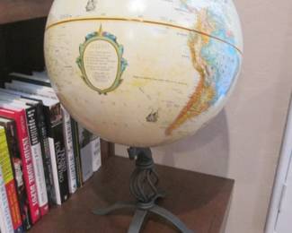 12" World Classic Globe in Stand