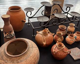 Huge Array of Handmade Pottery & Baskets