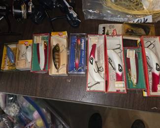 Vintage Fishing lures & tackle