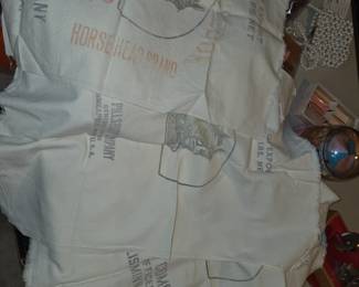 Vintage flour sacks