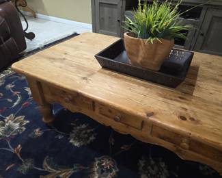 Rustic coffee table