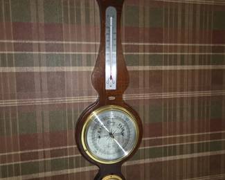 Vintage Howard Miller Airguide wall mounted weather station