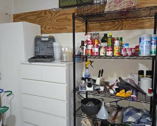 Shelving, cabinets/ dressers