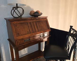 Pull down secretary desk