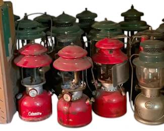 Coleman Lanterns 17 Total