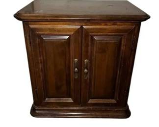 Ethan Allen Classic Manor Dark Brown Wooden Nightstand