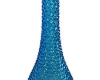 Empoli Blue Diamond Glass Decanter Genie Bottle 16