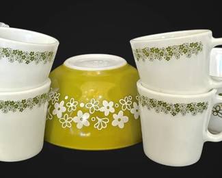 Pyrex Spring Blossom Nesting Bowl, Mixing Bowl, Refrigerator Dishes, Mugs