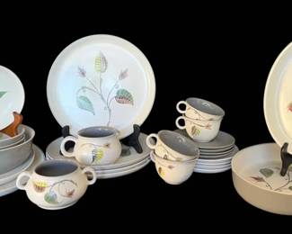 Vintage Denby Spring 1950s Stoneware Signed Albert Colledge
