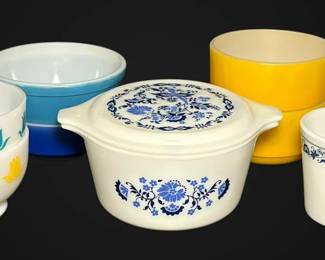 Pyrex Willow Blue Floral Casserole Dish Mug, Blue Mixing Bowl, Tulip Dishes, More